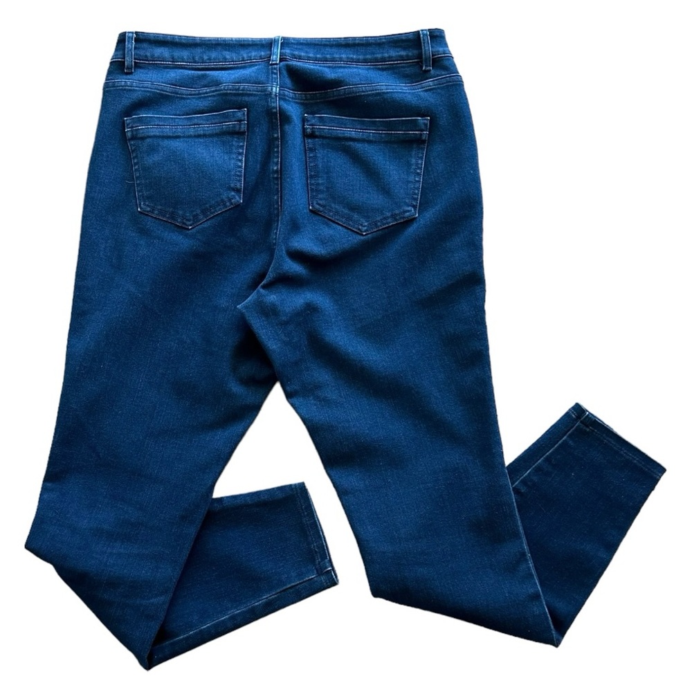 J.Jill Premium Flex High Rise Denim Leggings Size 12 - Picture 2 of 16